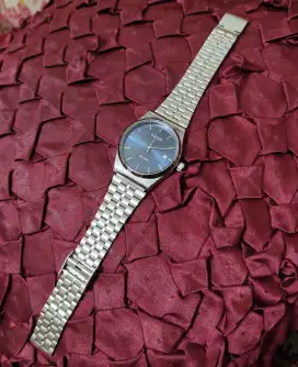Jam Tangan Casio Silver Blue Dial