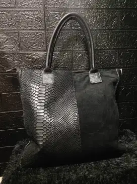 Tas Tote Pria Kulit Asli
