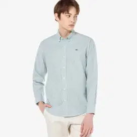 Kemeja long Sleeve Lacoste Striped Size L