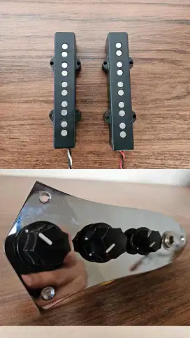 Pickup bass Bacchus 5 senar dan prewired control plate