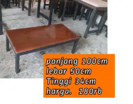 Meja lesehan belajar laptop, meja makan warung