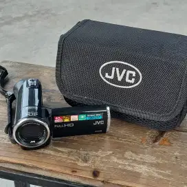Handycam JVC GZE10 FullHD HDMI 40X Opticalzoom Hitam Murah