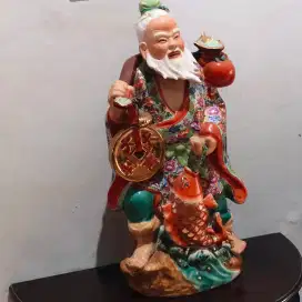 Patung keramik cina 70 cm