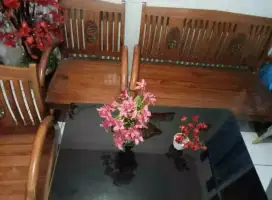 Kursi sofa kayu jati