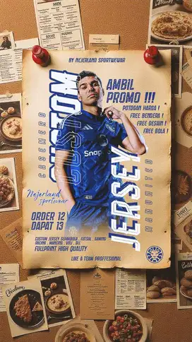 Bikin jersey keren , kualitas tim profesional , banyak promo !