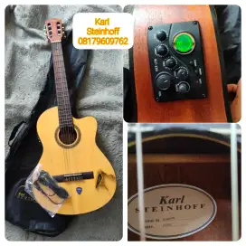 Gitar original Karl Steinhoff HC30CE akustik elektrik siap pakai
