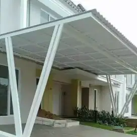 Kanopi besi atap alderon single