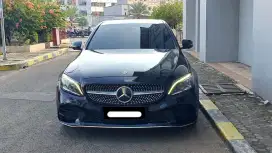 Mercedes benz mercy c300 amg line 2020 hitam pajak panjang