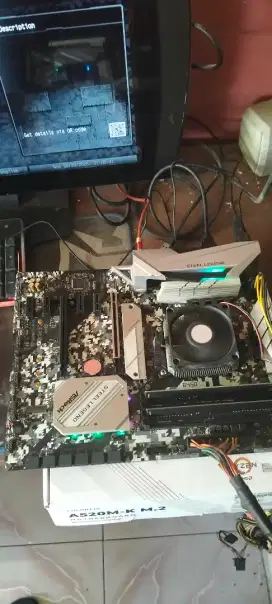 Mobo Gaming AMD AM4 Asrock SteelLegend B450 Mobo aja
