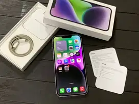 iPhone 14 Plus 128gb Purple iBox Mulus Fullset Original