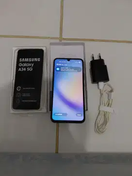 Samsung Galaxy A34 5G 8/256 FULLSET FREE ADAPTER ORI 25 W