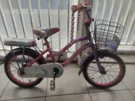 Sepeda anak cewek / perempuan pink normal