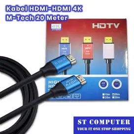 Kabel HDMI-HDMI 4K M-Tech 20 Meter