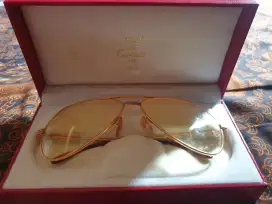 Kacamata Cartier Santos 701 original, gold frame