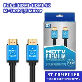 Kabel HDMI-HDMI 4K M-Tech 1.5 Meter