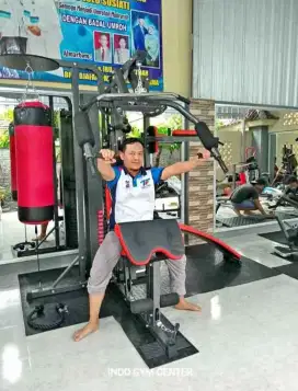 ALAT FITNESS HOME GYM 3 SISI SAMSAK BARU, GRATIS SARUNG TINJU