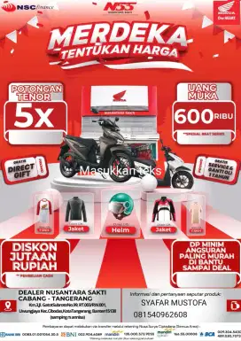 Kredit motor murah persyaratan
