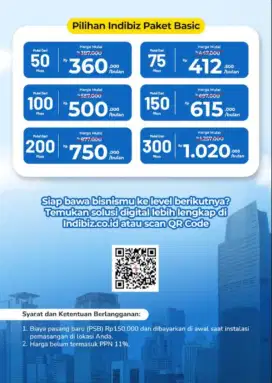 PROMO KEMERDEKAAN WIFI INDIBIZ TELKOM