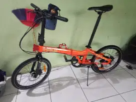 Sepeda lipat Police Texas x teh botol sosro
