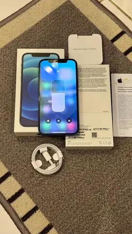Dijual Iphone 12 Blue 128GB Resmi Ibox Lengkap