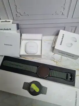 Samsung Watch 7 sama Galaxy Buds FE Fullset