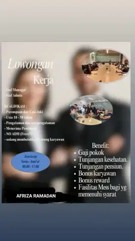 Lowongan pekerjaan