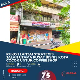 Ruko 1 Lantai Strategis Jalan Utama Kota Solo Cocok Untuk Coffeshop