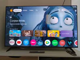 Jual TV 50 merk TCL Google TV UHD 4K HDR versi terbaru