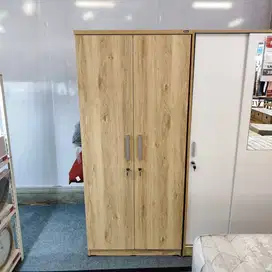 Lemari kayu 2 pintu promo