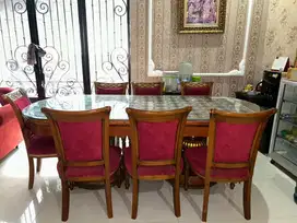 Meja makan dan Kursi Da Vinci
