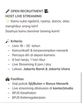HOST LIVE STREAMING