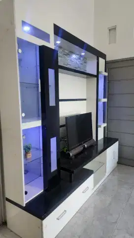 DIJUAL - Wall Unit / Bufet TV Ukuran Besar + BONUS TV SHARP 32