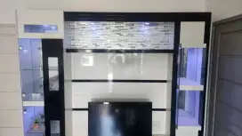 DIJUAL - Wall Unit / Bufet TV Ukuran Besar + BONUS TV SHARP 32