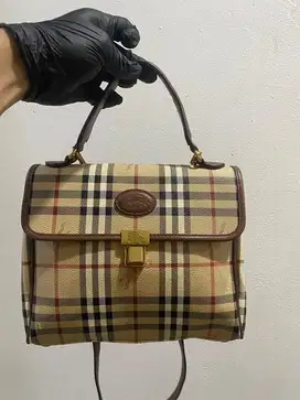 Tas wanita burberry sling bag one handle classic vintage original