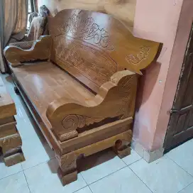 Kursi Jati ukuran 2 meter