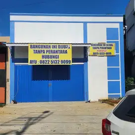 DIJUAL BANGUNAN BARU STRATEGIS UTK USAHA PINGGIR JALAN RAYA