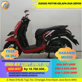 HONDA NEW SCOOPY SPORTY 2024 CASH/KREDIT DP MURAH SYARAT MUDAH