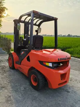 Forklift Lonking 3 Ton,Manual,Tiang Threelift,Mesin Isuzu,Tahun 2021