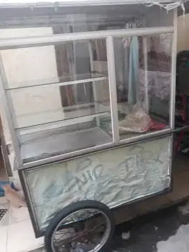 GEROBAK BEKAS JUALAN BAKSO