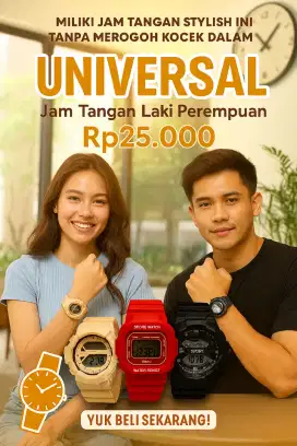 Jam Tangan Murah Meriah Universal Laki Perempuan