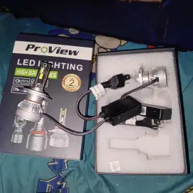 Lampu proview flipchip buat mobil H4 putih