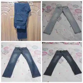 Celana Jeans Pull n Bear Men model Stretch Size 32
