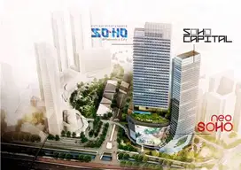 Murah & Keren Apartemen Neo Soho diatas Mal,terhubung Mal Central Park