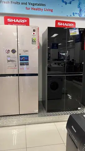 Promo kulkas 4 pintu sharp  mulai dari 9jutaan