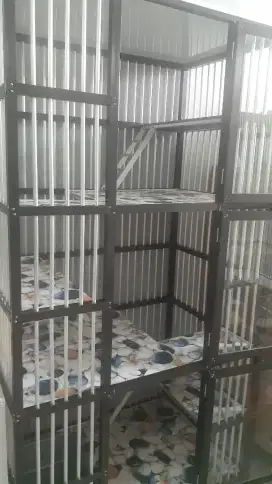 Kandang 3 pintu aluminium