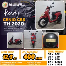CASH KREDIT DP 400 HONDA GENIO CBS TH 2020 UNIT ISTIMEWA BERGARANSI