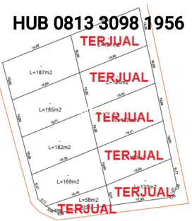 Tanah kavling ditengah kota Rantau - KALSEL