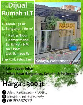 Dijual Cepat BU Rumah di Woltermonginsidi Bangetayu