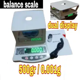timbangan lab emas obat dll 500gr 0.001g