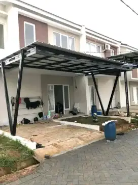 Pemasangan Kanopi Baja Ringan, Alderon, DLL